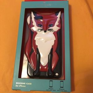 Kate spade fox iPhone case